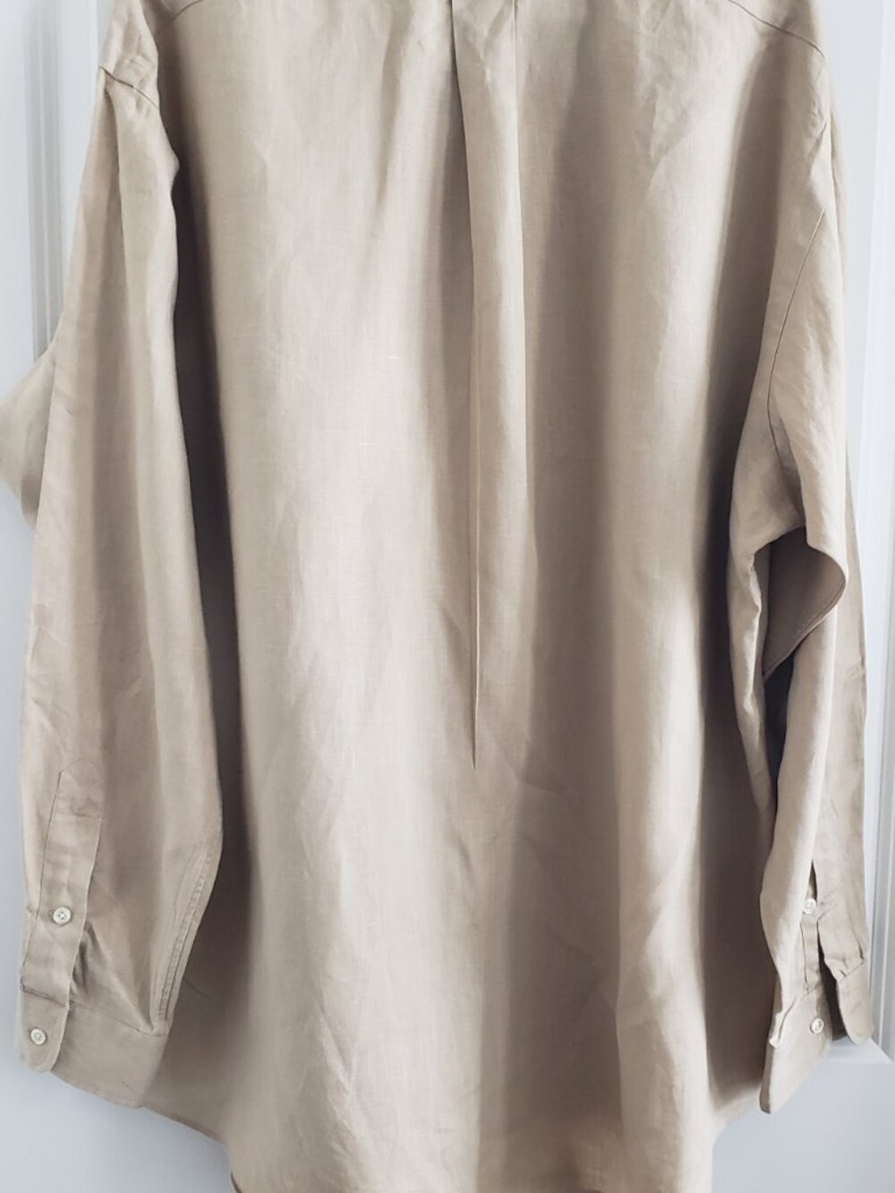Mens Linen Ralph Lauren Blake Shirt,  Sz L - Picture 5 of 5